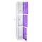 Adiroffice 12 in W, 12 in D, 72 in H, Steel ADI629-203-PUR-2PK - alternate 2